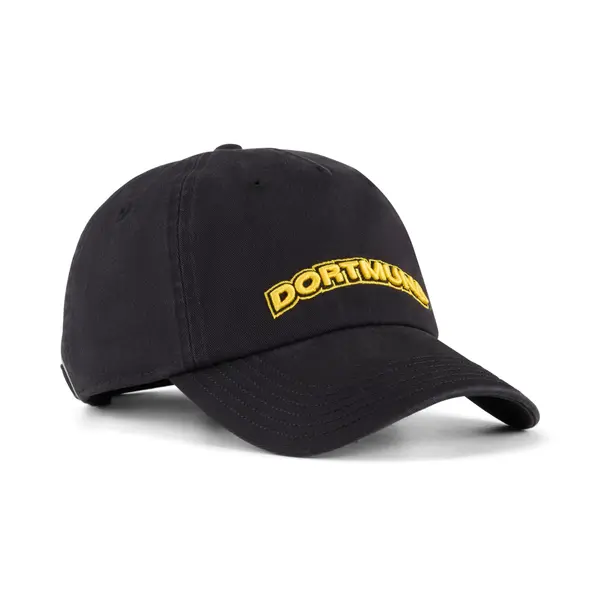 PUMA PUMA Borussia Dortmund ftblCulture Cap, Football, Black/Faster Yellow, OSFA
