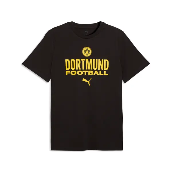 PUMA PUMA Borussia Dortmund ftblCulture Tee Men, Sports, Black/Faster Yellow, S