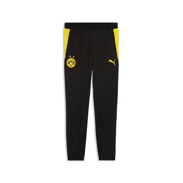PUMA PUMA Borussia Dortmund Slim Training Pants Men, Sport, Black/Faster Yellow, S