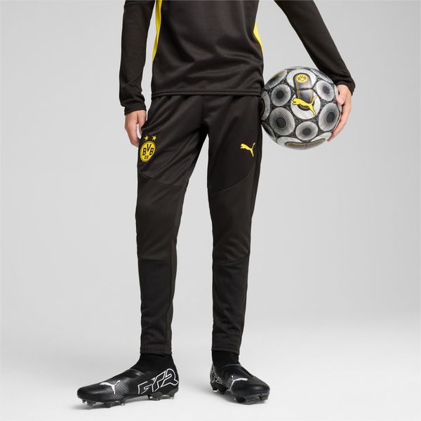 PUMA PUMA Borussia Dortmund Training Pants Youth, Black/Faster Yellow