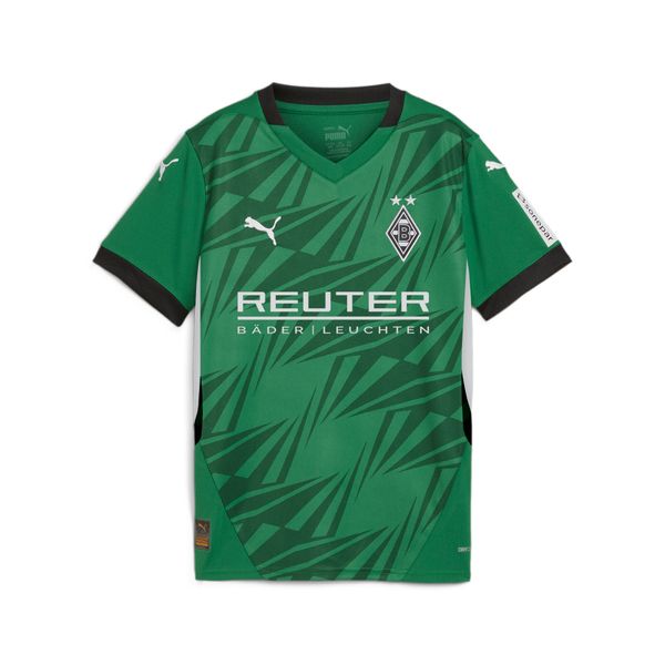 PUMA Puma Borussia MÃ¶nchengladbach 24/25 Away Jersey Youth, Green, Size 9-10Y, Clothing