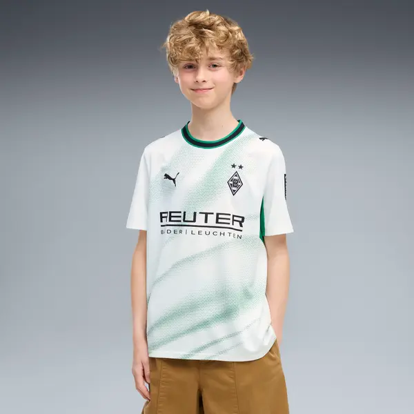 PUMA PUMA Borussia Mönchengladbach 26/27 Home Jersey Youth, Clothing, White/Archive Green, 15-16Y