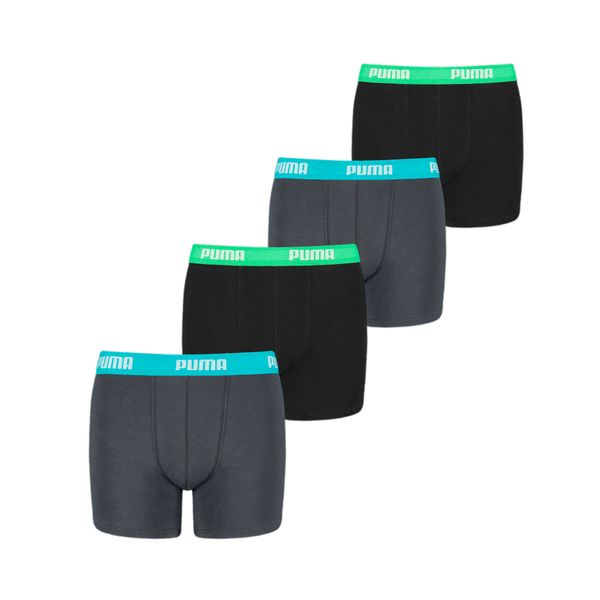 PUMA Puma Boys' AOP Boxer 4 pack, Size 12, Clothing