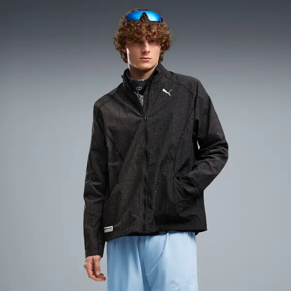 PUMA PUMA Brightstride windCELL Jacket Men, Clothing, Black, S