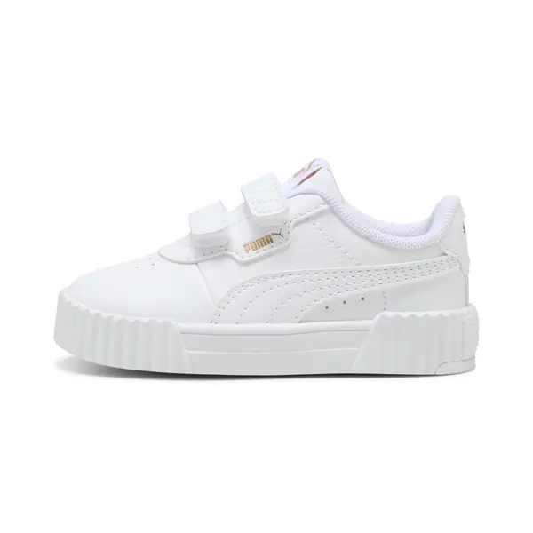 PUMA PUMA Carina 3.0 Sneakers Toddler, Shoes, White/Gold, 19