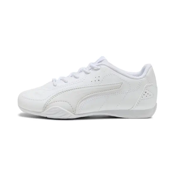 PUMA Puma Catch Sneakers Kids, Shoes, White/Feather Gray, 27.5