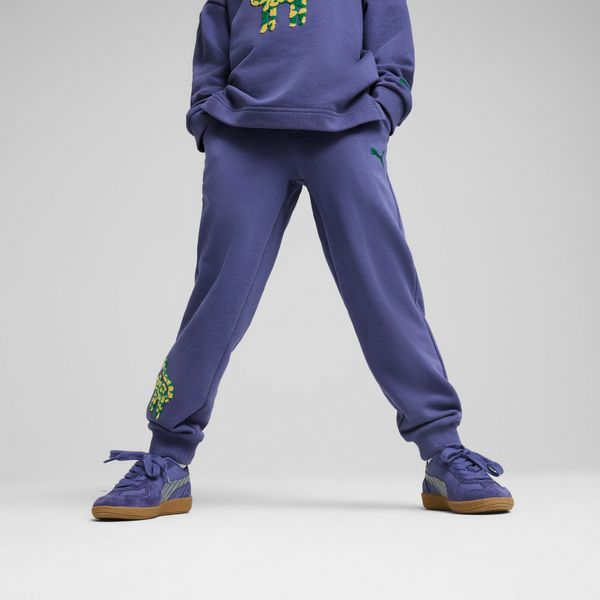 PUMA Puma Cats Club Sweatpants Kids, Blue, Size 4-5Y, Clothing