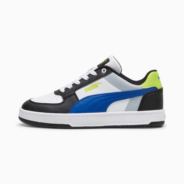 PUMA PUMA Caven 2.0 Block Youth Sneakers, Cobalt Glaze/Grey Fog/Lime Pow