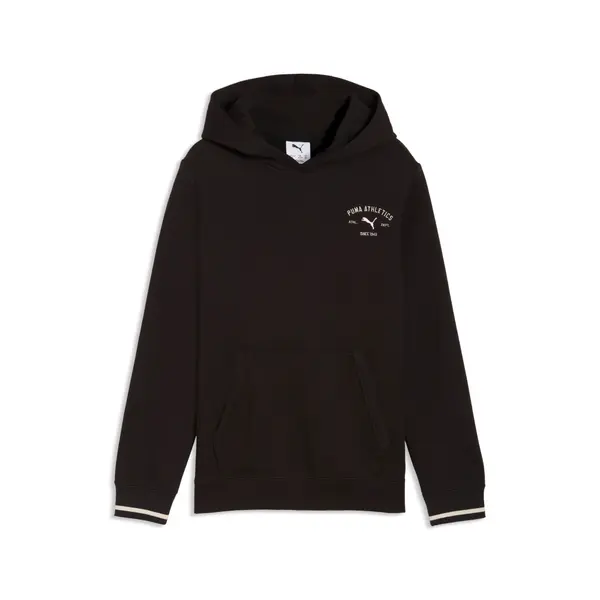PUMA PUMA Class Graphic Hoodie Youth, Sweatshirts, Black, 15-16Y