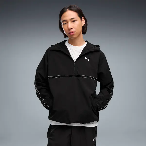 PUMA PUMA Class Relaxed Pinnacle Half-Zip Hoodie Men, Men, Black, S