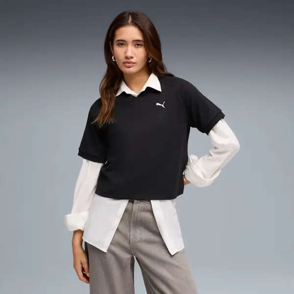 PUMA PUMA Class Relaxed Pinnacle Tee Women, Clothing, Black, S