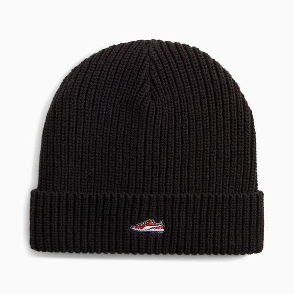 PUMA PUMA Classics Graphic Short Beanie Hat, Black