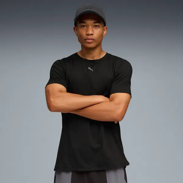 PUMA PUMA CLOUDSPUN Tee Men, Clothing, Black, S
