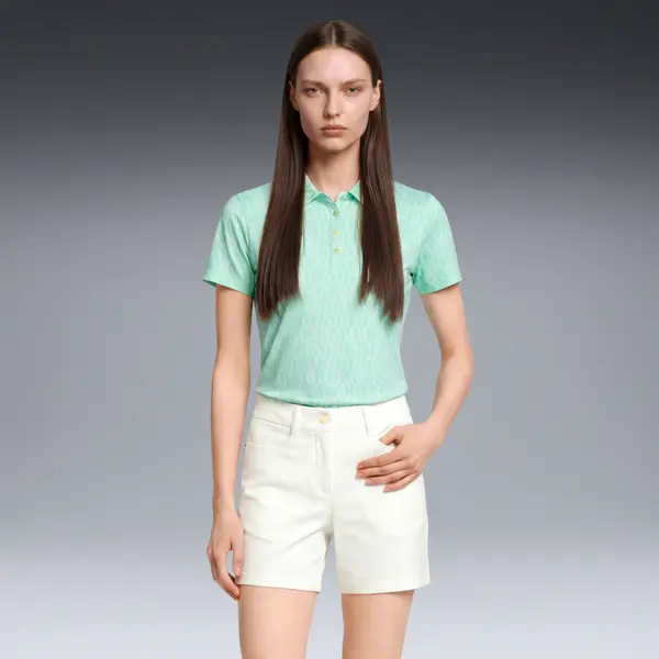 PUMA PUMA CLOUDSPUN Wavey Polo Women, Clothing, Mint Jelly, S