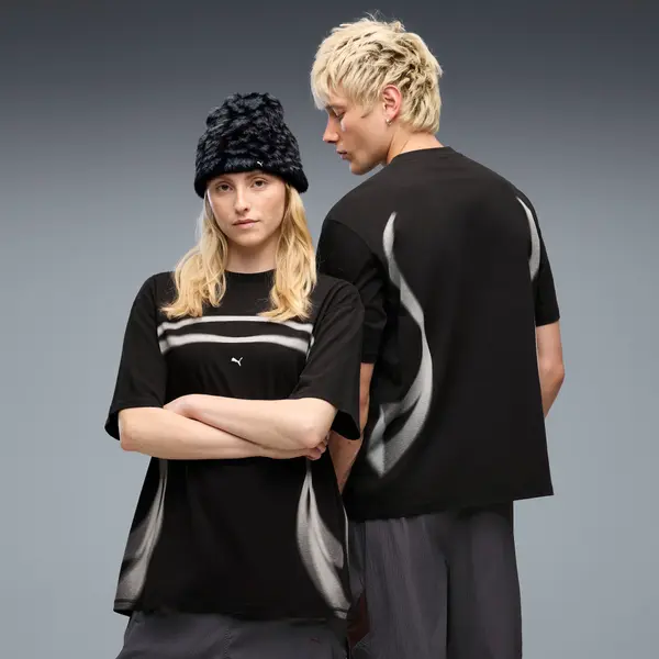 PUMA PUMA CLRT Graphic Tee Unisex, Clothing, Black, S