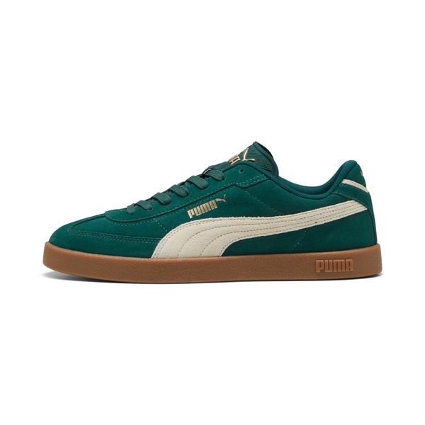 PUMA Puma Club II Era Suede Sneakers Unisex, Green, Size 38, Shoes