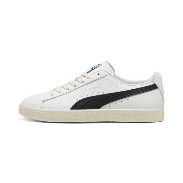 PUMA Puma Clyde Leather Sneakers Unisex, White, Size 38, Shoes