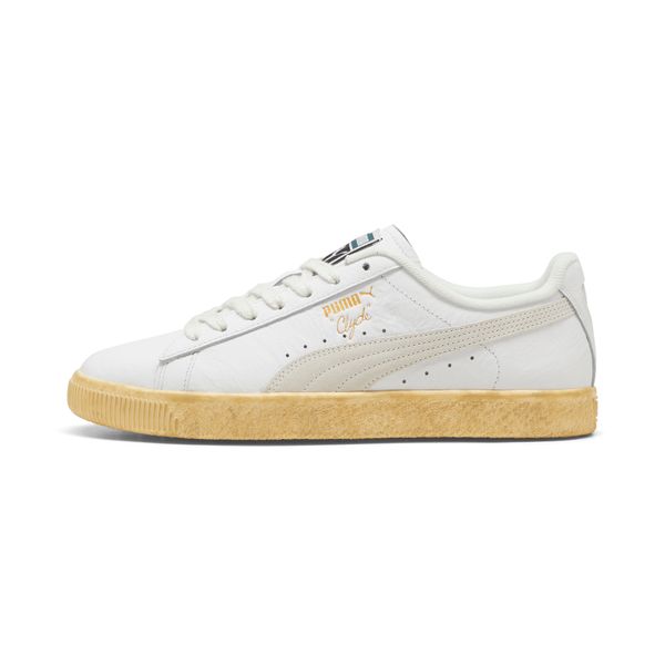 PUMA Puma Clyde Vintage Sneakers, White, Size 37.5, Shoes