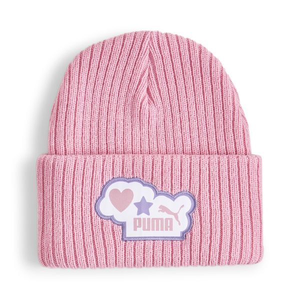 PUMA Puma Comic Beanie Hat Youth, Pink, Size Youth, Accessories