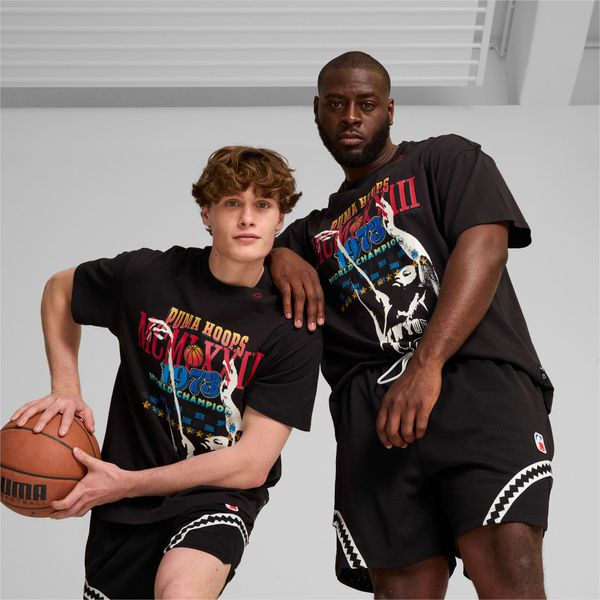 PUMA PUMA Crowd Craze Basketball T-Shirt 1 Men, Black