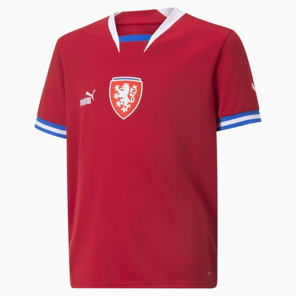 PUMA PUMA Czech Republic Home 22/23 Replica Jersey Youth, Chili Red Pepper