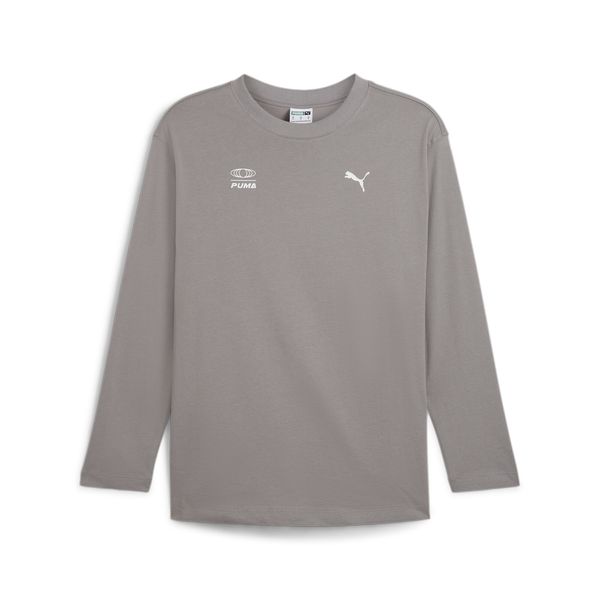 PUMA Puma DARE TO Long Sleeve T-Shirt, Gray, Size XS, Clothing