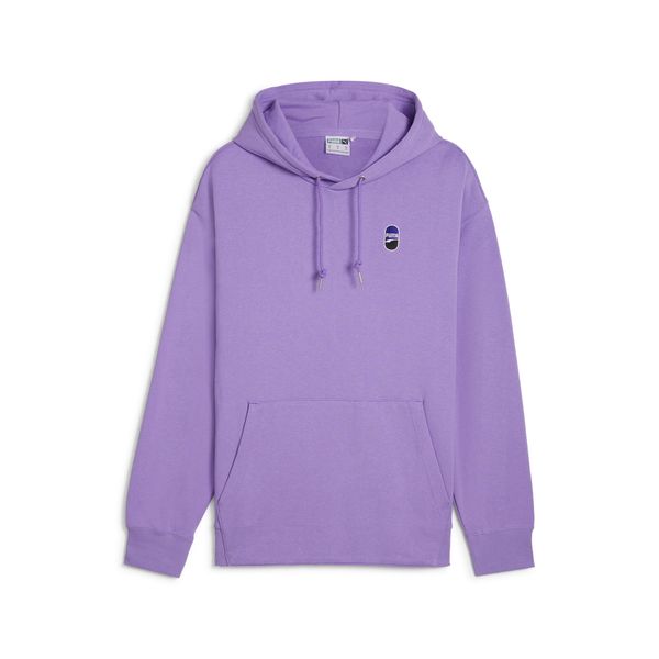 PUMA Puma DOWNTOWN 180 Hoodie, Purple, Size L, Lifestyle