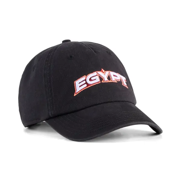 PUMA PUMA Egypt ftblCulture Cap, Performance, Black/Intense Red, OSFA