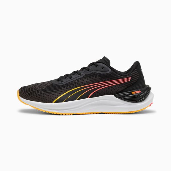 PUMA PUMA Electrify Nitroâ¢ 3 Men's Running Shoes, Black/Sun Stream/Sunset Glow