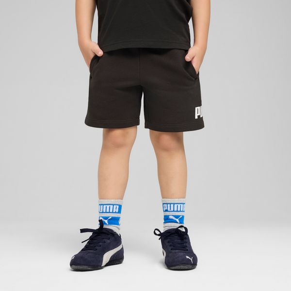 PUMA Puma ESS No. 1 Logo Shorts Kids, Black, Size 4-5Y, Clothing