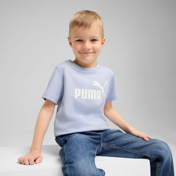 PUMA Puma ESS No. 1 Logo Tee Kids, Blue, Size 2-3Y, Clothing