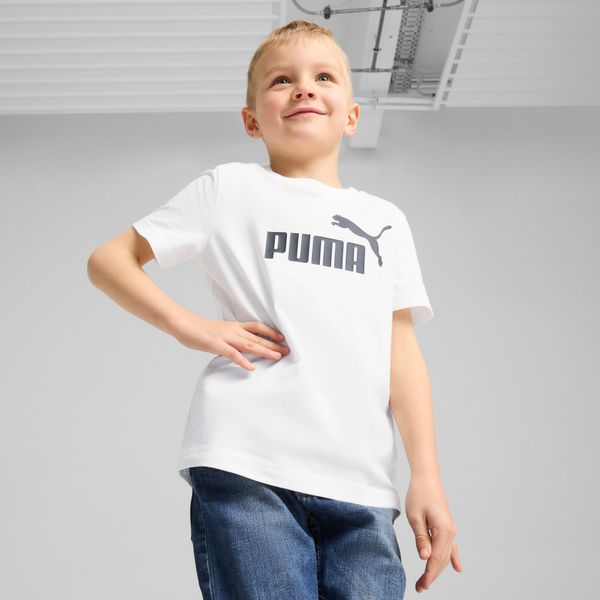 PUMA Puma ESS No. 1 Logo Tee Kids, White, Size 3-4Y, Clothing