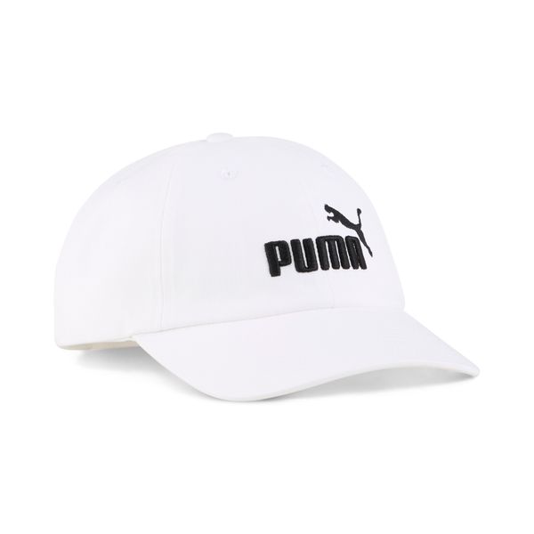 PUMA Puma ESS No.1 Logo Baseball Cap Youth, White, Accessories