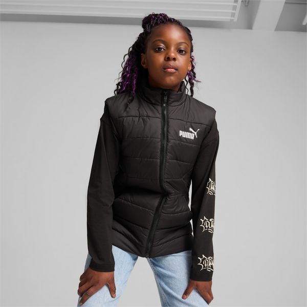 PUMA PUMA Ess Padded Vest Youth Jacket, Black