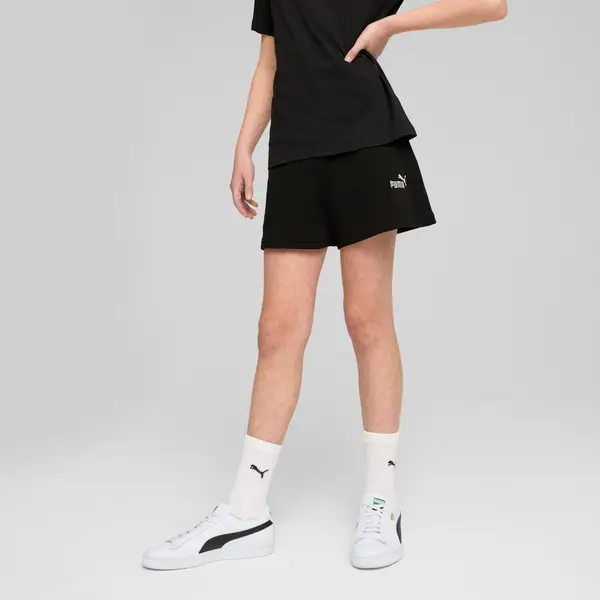 PUMA PUMA ESS Small No. 1 Logo Shorts Youth, Kids, Black, 15-16Y