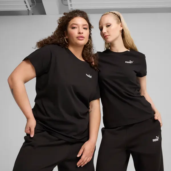 PUMA PUMA ESS Small No. 1 Logo Tee Women, Clothing, Black, S
