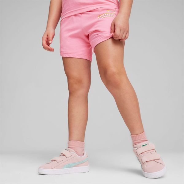 PUMA PUMA Ess+ Summer Camp Kids' Shorts, Fast Pink