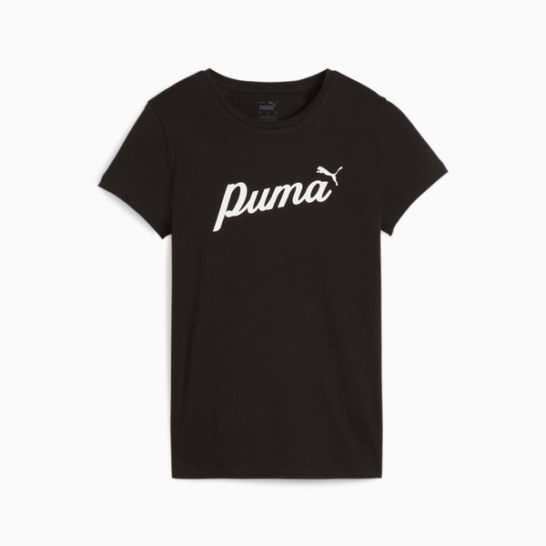 PUMA PUMA Ess+ Women's Script T-Shirt, Black