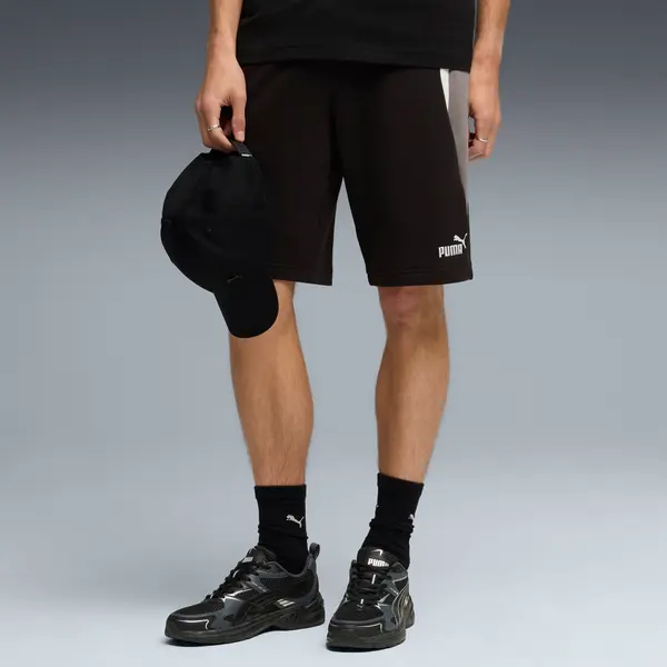 PUMA PUMA Essentials Block 10" Shorts Men, Clothing, Black, S