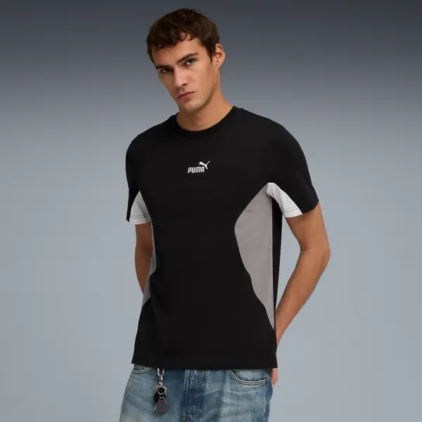 PUMA PUMA Essentials Block Tee Men, Clothing, Black, S