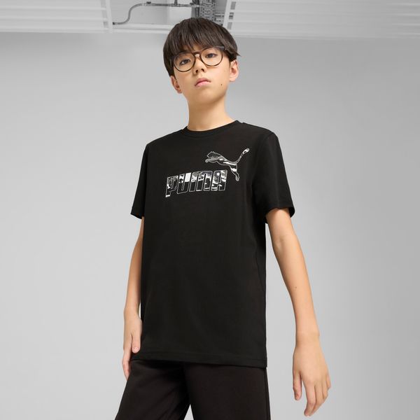 PUMA Puma Essentials Camo Tee Youth, Black, Size 15-16Y, Kids