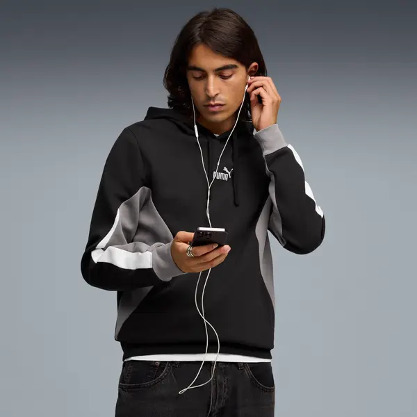 PUMA PUMA Essentials Colourblock Hoodie Men, Clothing, Black, S
