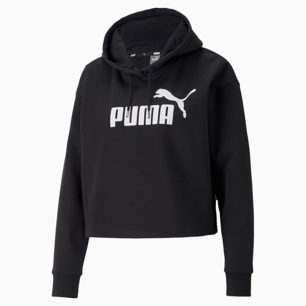 PUMA PUMA Essentials Cropped Logo Hoodie Women, Black