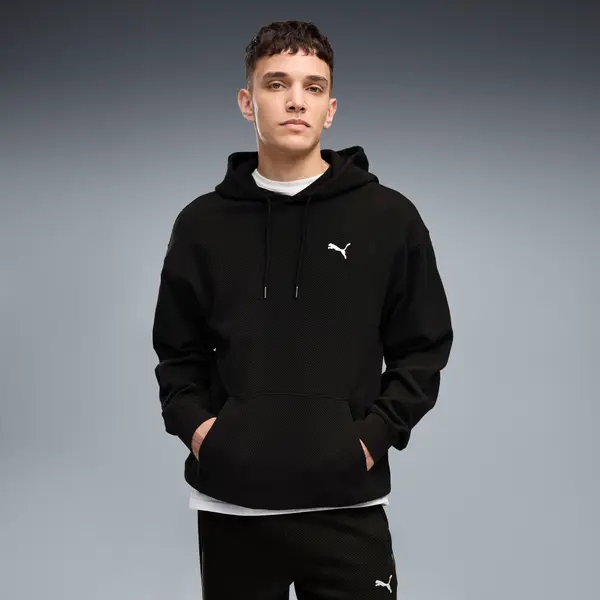 PUMA PUMA Essentials Elevated Relaxed Hoodie Men, Men, Black, S