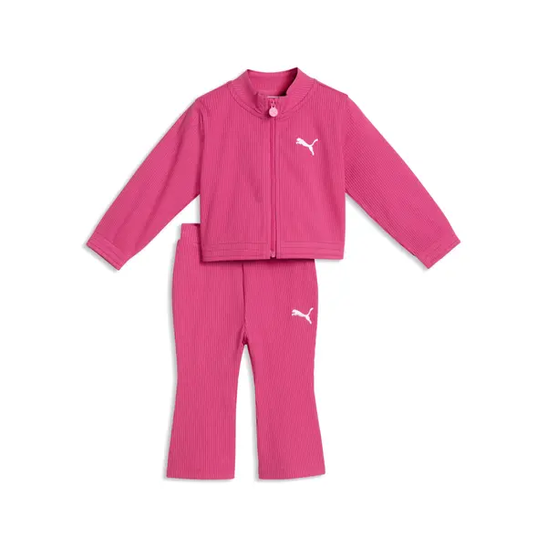 PUMA PUMA Essentials Elevated Rib Tracksuit Toddlers, Age, Pink Opal, 4-6M