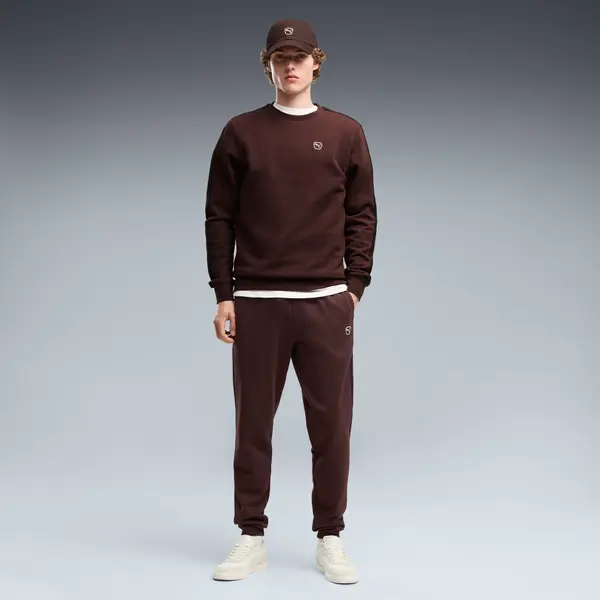 PUMA PUMA Essentials Elevated Sweatpants Men, Clothing, Chocolate Fondue, S