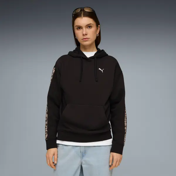PUMA PUMA Essentials Graphics Animal Hoodie Women, Clothing, Black, S