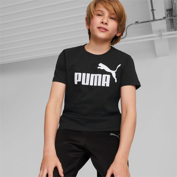 PUMA PUMA Essentials Logo Youth T-Shirt, Black