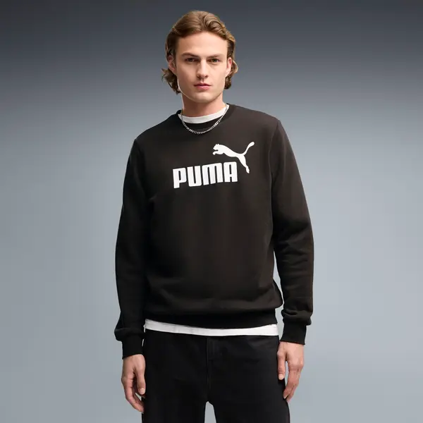 PUMA PUMA Essentials No. 1 Logo Crew Men, Men, Black, S