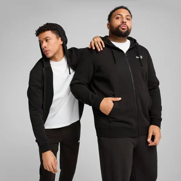 PUMA PUMA Essentials No. 1 Logo Full-Zip Hoodie Men, Clothing, Black, S